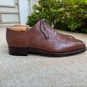 Polo Ralph Lauren Shoes Chestnut Shortwings 8.5D EXCELLENT Condition ENGLAND